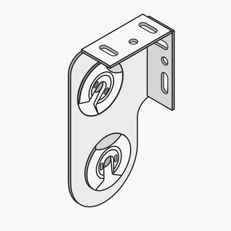 Slimline Double Bracket